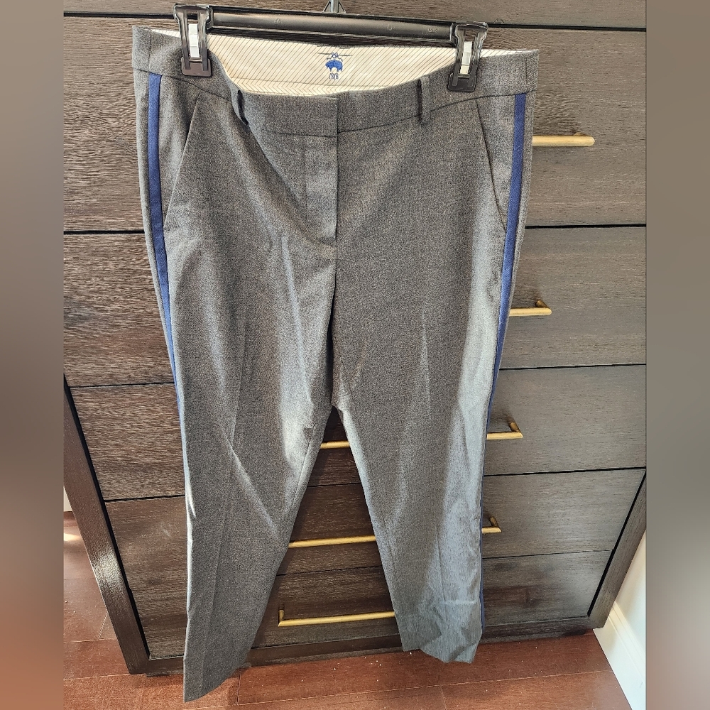 Brooks Brothers Gray and Blue Striped Pants